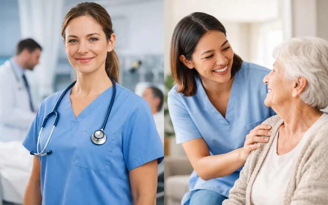 Registered Nurse vs Support Worker